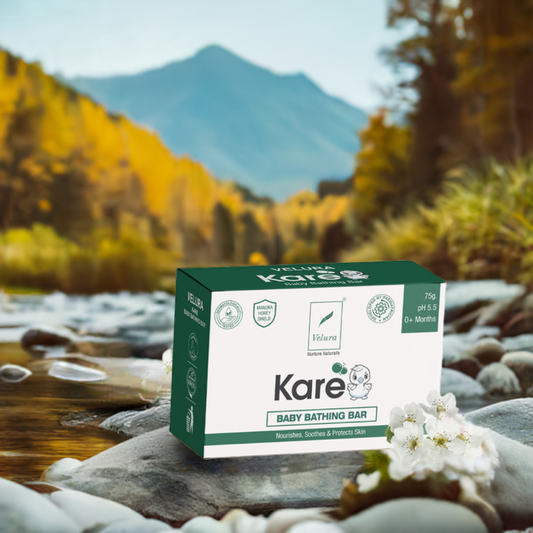 Velura Kare Baby Bathing Bar – Gentle, Nourishing Cleanse for Your Baby’s Skin