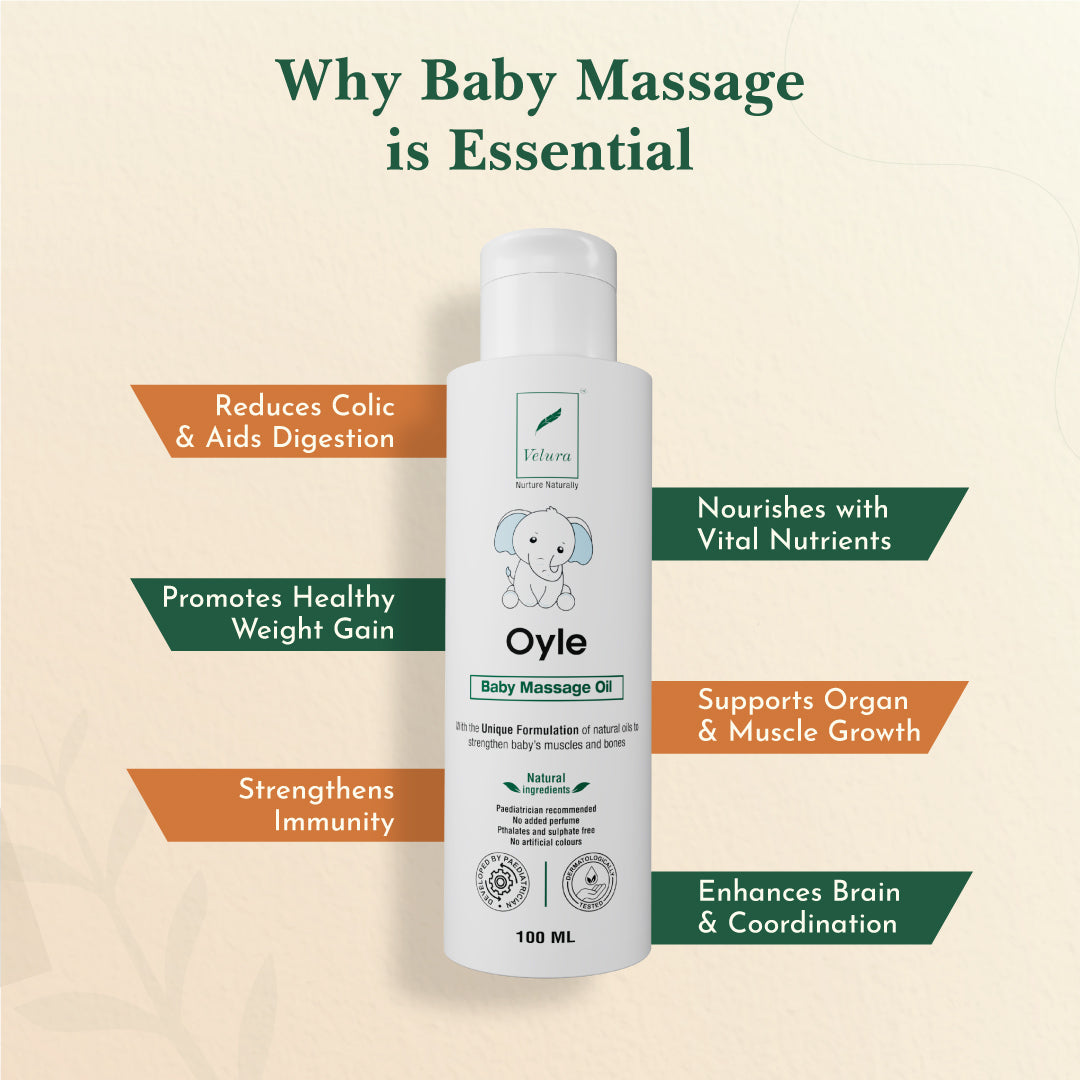 Velura Oyle Baby Massage Oil (100 ml)
