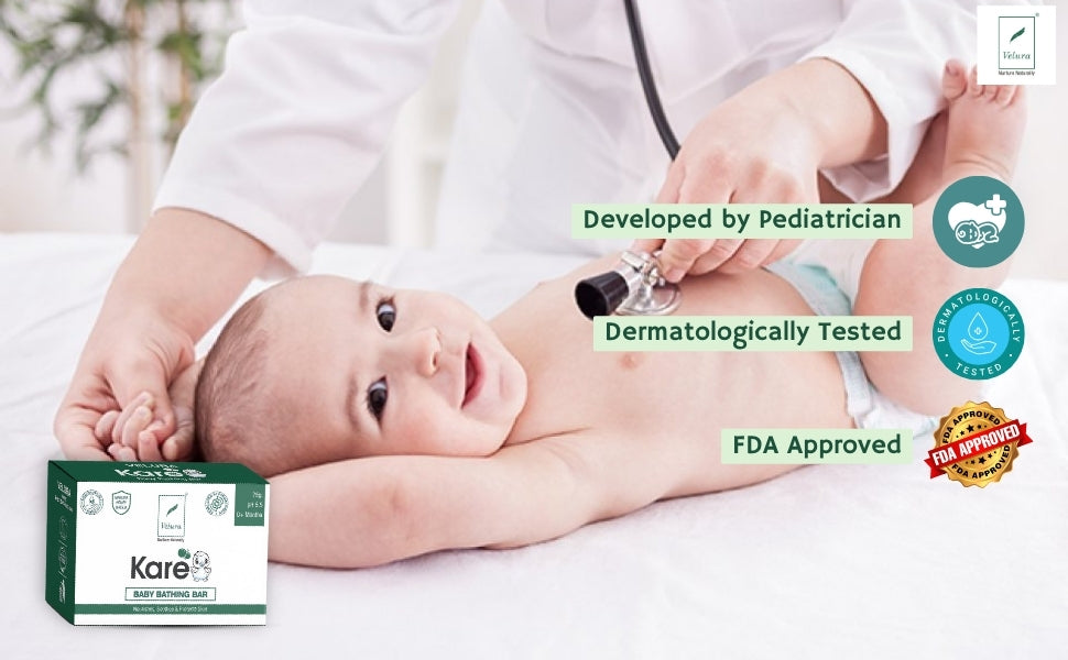 Velura Kare Baby Bathing Bar (75 gm)