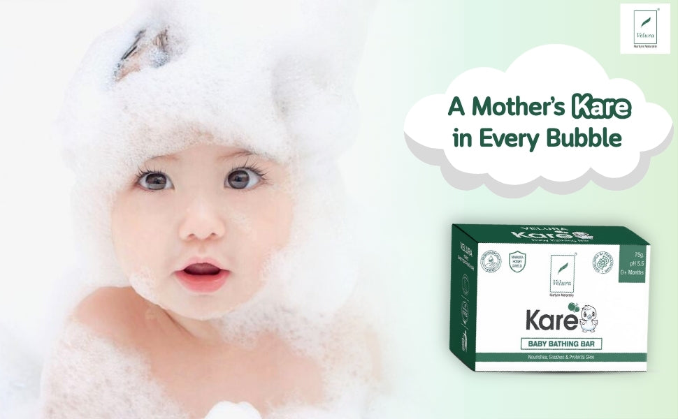 Velura Kare Baby Bathing Bar (75 gm)