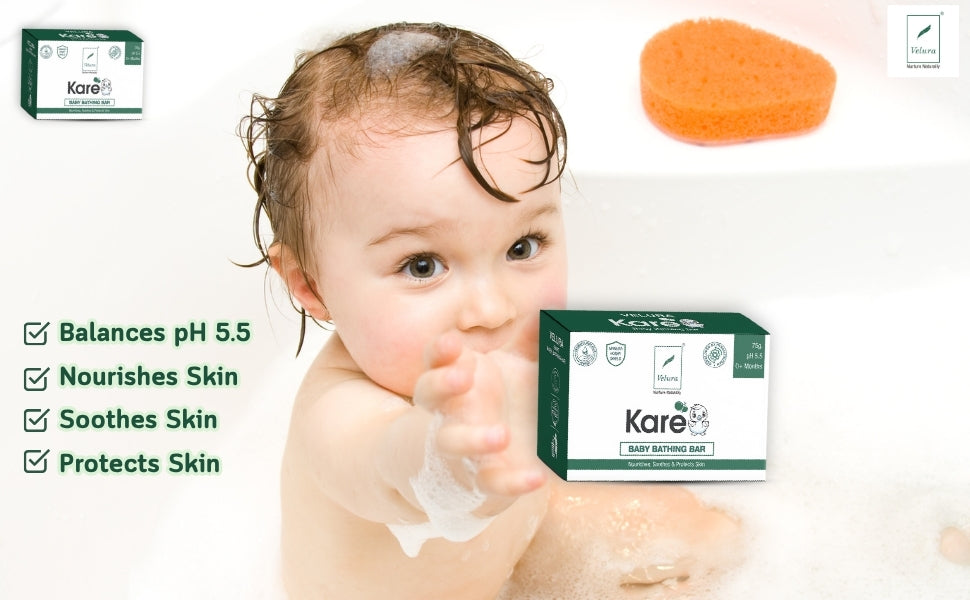 Velura Kare Baby Bathing Bar (75 gm)