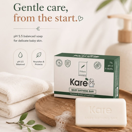 Why Velura Kare Baby Bathing Bar is Becoming Every Parent’s Favorite Choice for Soft & Healthy Baby Skin