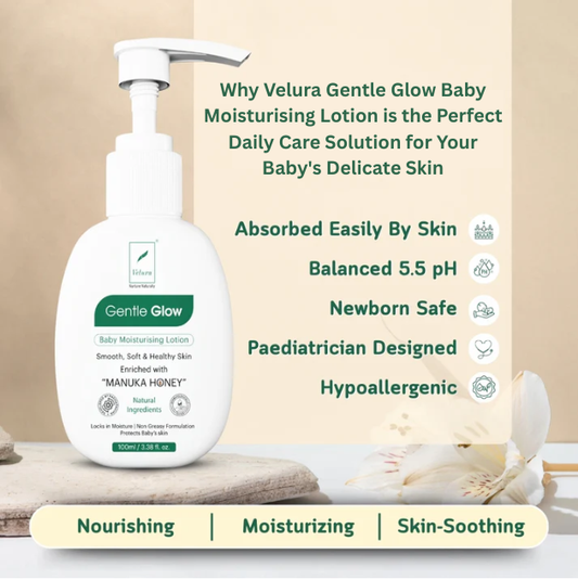 Why Velura Gentle Glow Baby Moisturising Lotion is the Perfect Daily Care Solution for Your Baby's Delicate Skin