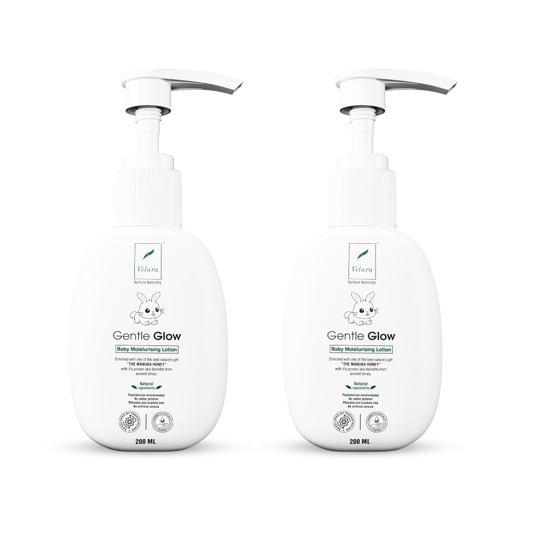 Velura Gentle Glow Baby Moisturising Lotion Pack of 2 (200 ml + 200 ml)