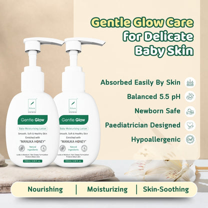 Velura Gentle Glow Baby Moisturising Lotion Pack of 2 (200 ml + 200 ml)
