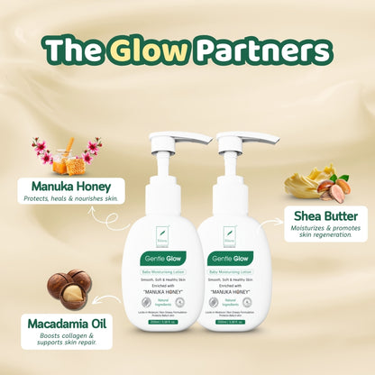 Velura Gentle Glow Baby Moisturising Lotion Pack of 2 (200 ml + 200 ml)