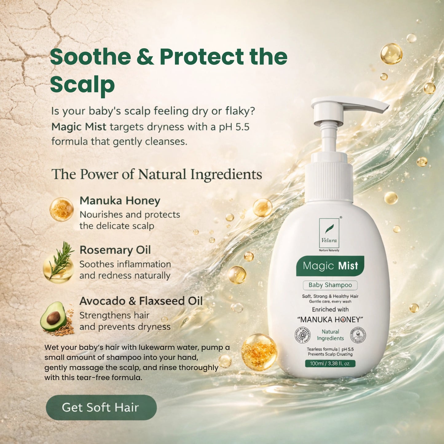 Velura Magic Mist Baby Shampoo