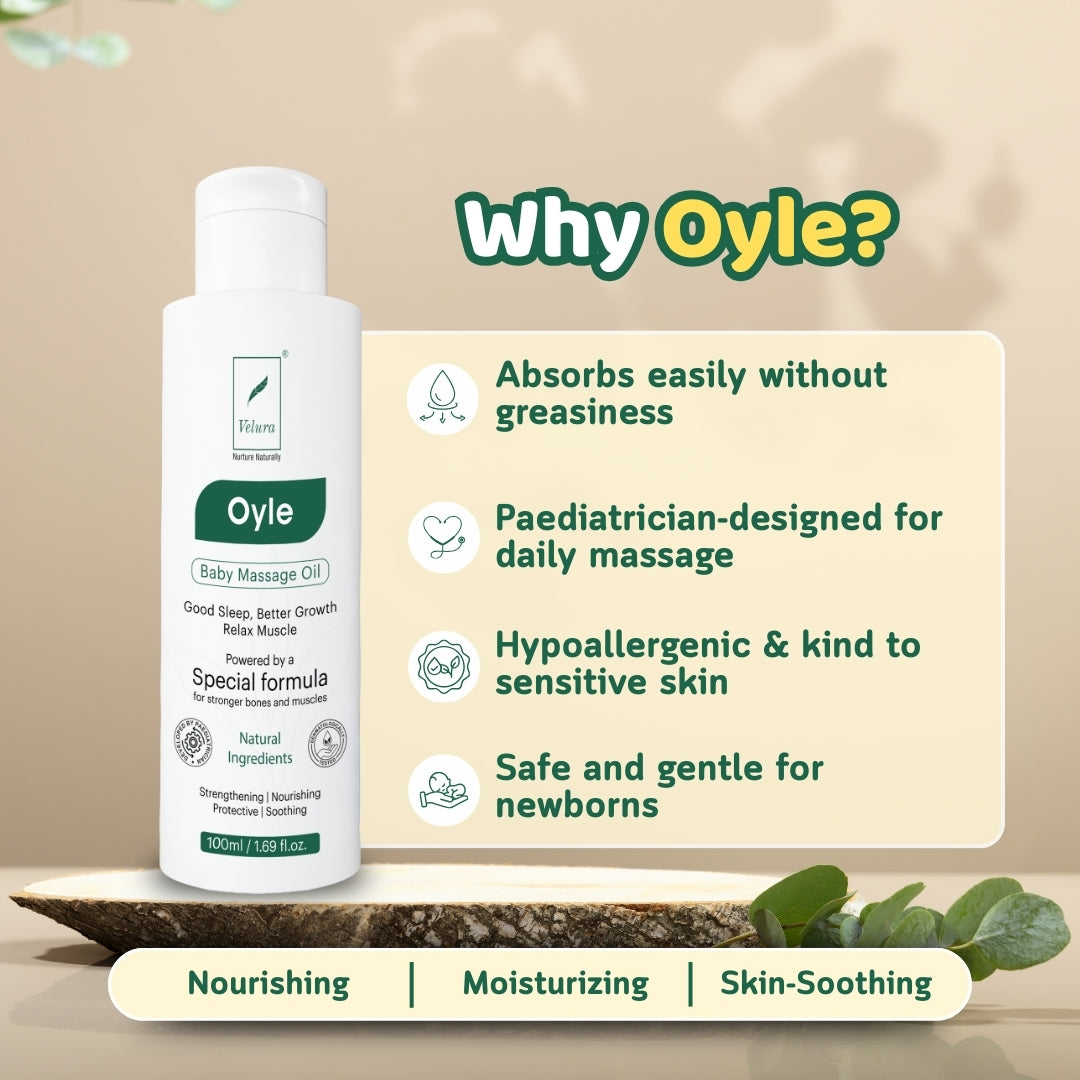 Velura Oyle Baby Massage Oil (100 ml)