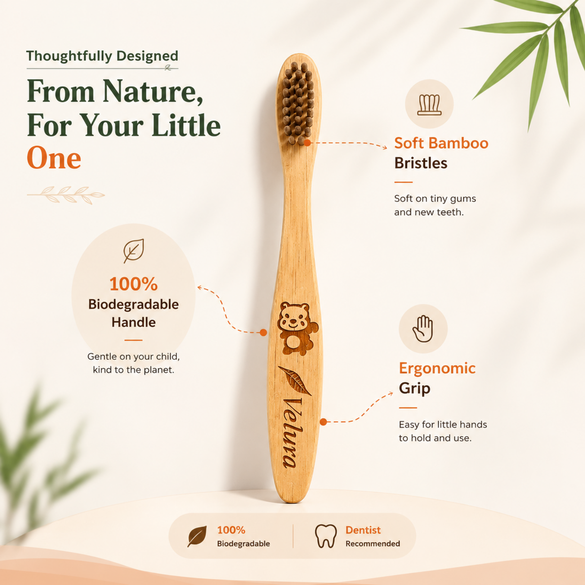 Velura Tiny Teeth Kids Toothbrush
