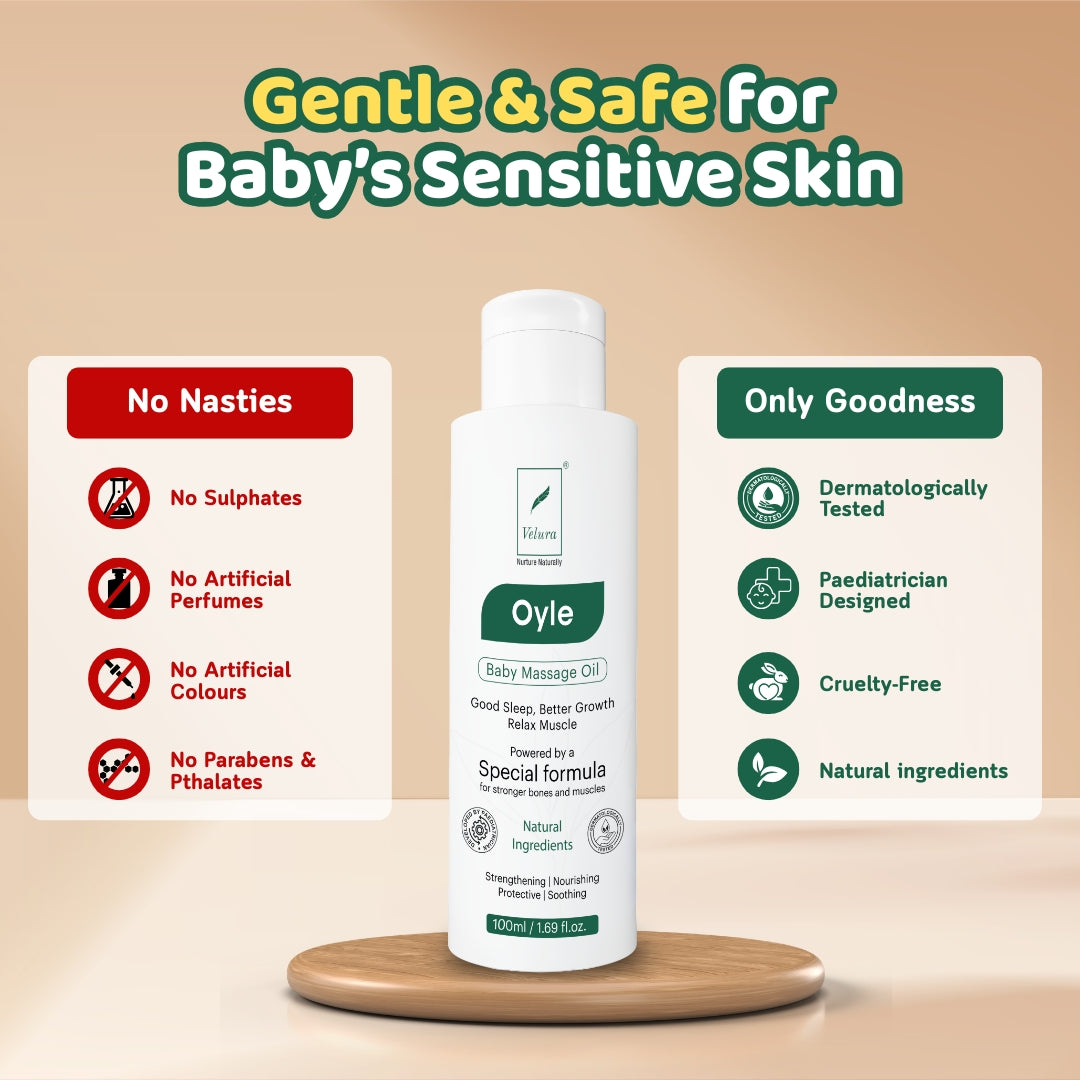 Velura Oyle Baby Massage Oil (100 ml)