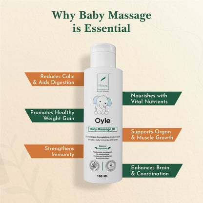 Velura Oyle baby massage oil (100 ML)