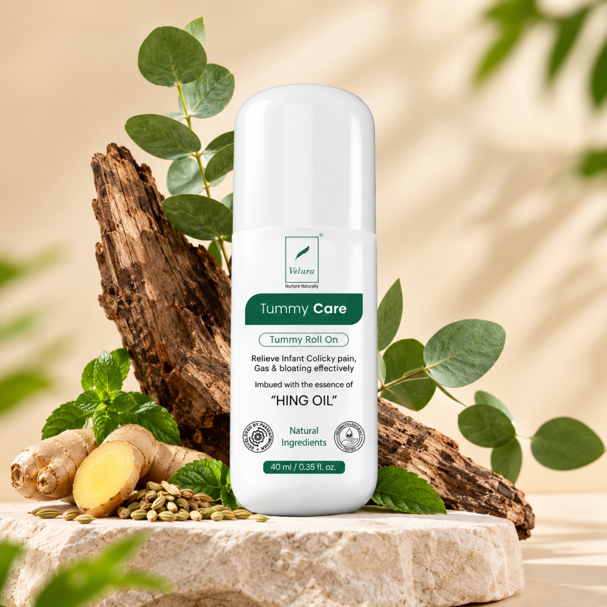 Velura Tummy Care Tummy Roll-On (40 ml)