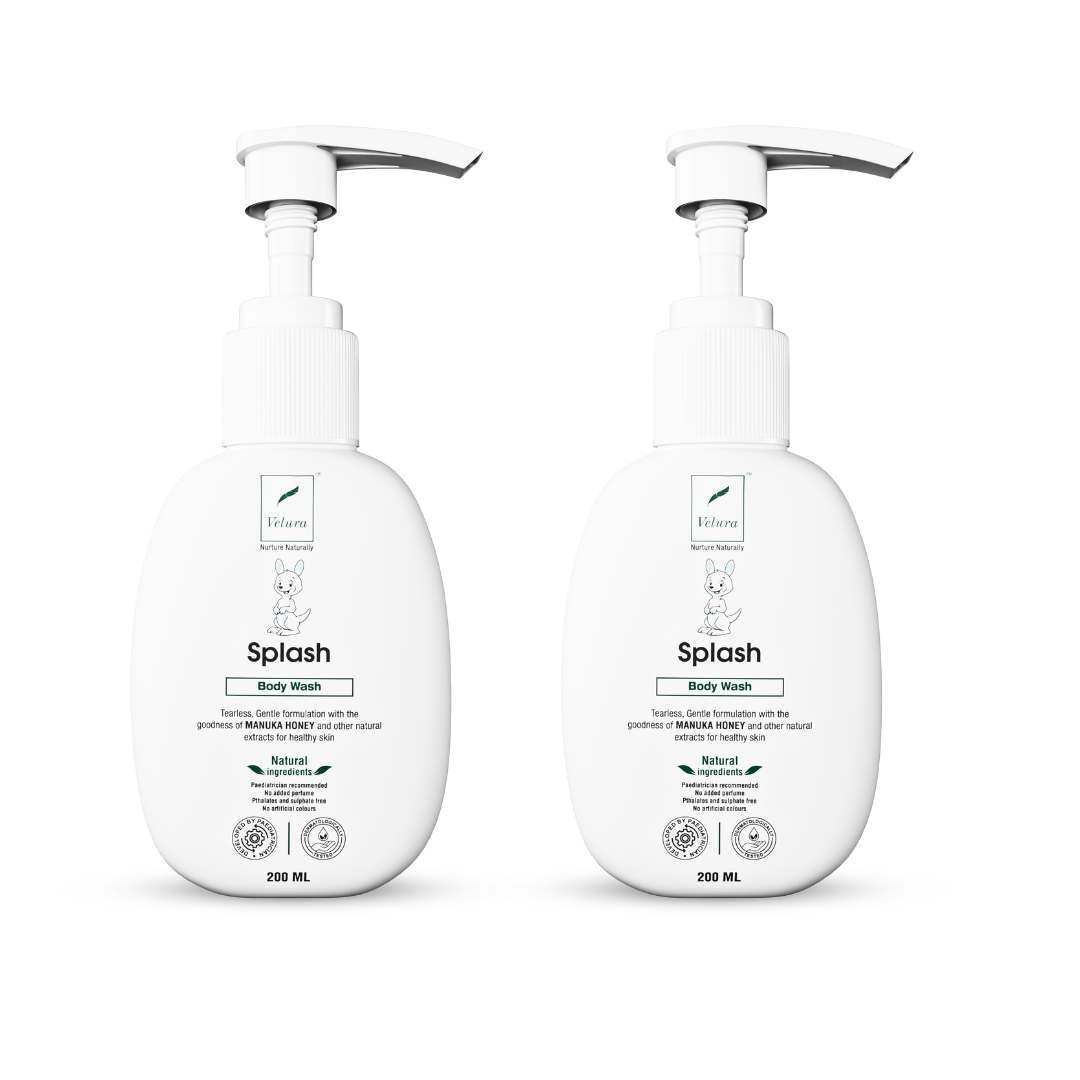 Velura Splash Baby Body Wash Pack of 2 (200 ml + 200ml)