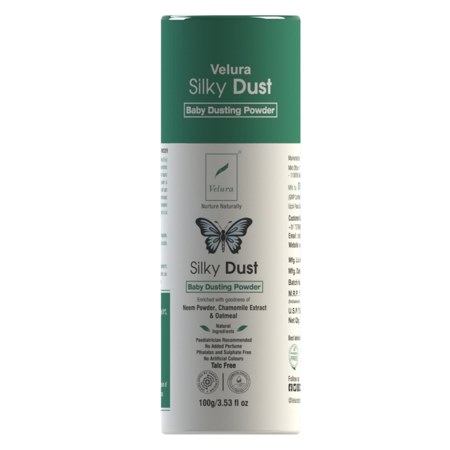 Velura Silky Dust Kids Dusting Powder (100 gm)