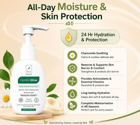Velura Gentle Glow Baby Moisturising Lotion (200 ml)