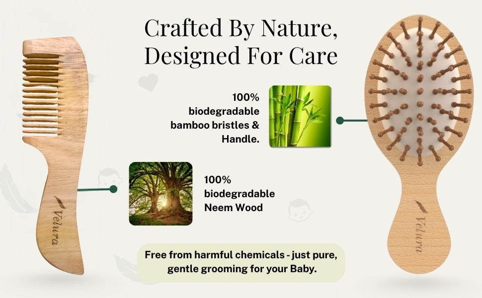 Velura Cozy Comb Kids Hair Comb