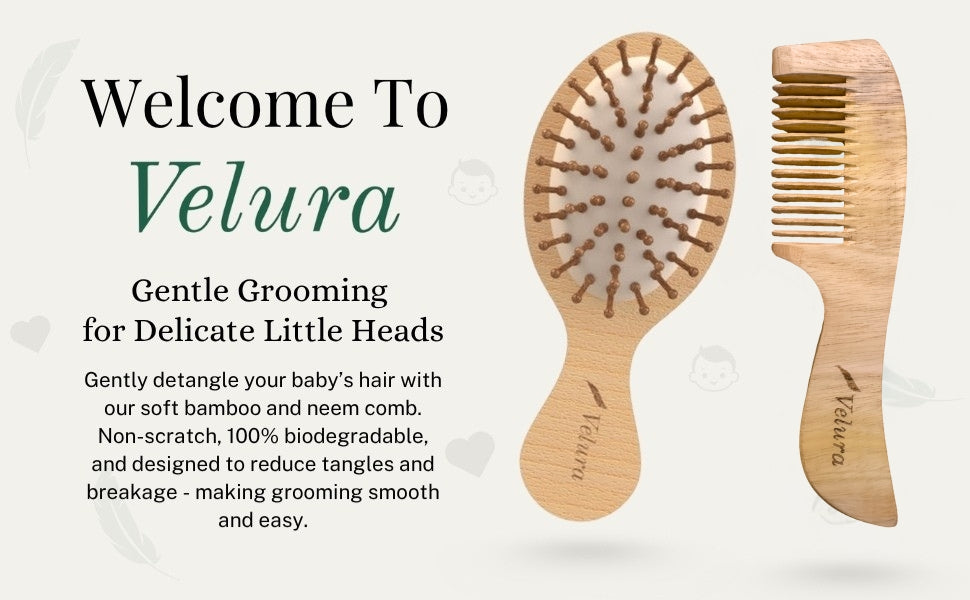 Velura Cozy Comb Kids Hair Comb