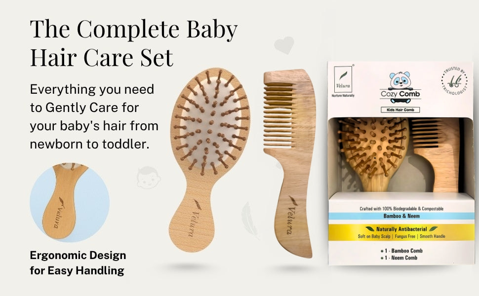 Velura Cozy Comb Kids Hair Comb