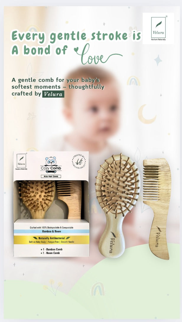 Velura Cozy Comb Kids Hair Comb