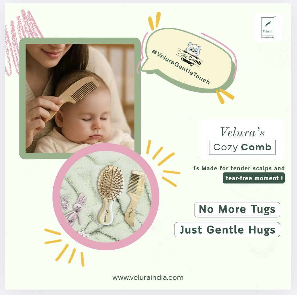 Velura Cozy Comb Kids Hair Comb