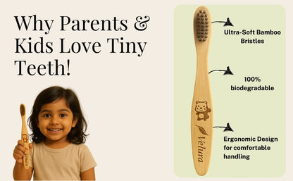 Velura Tiny Teeth Kids Toothbrush Pack of 6